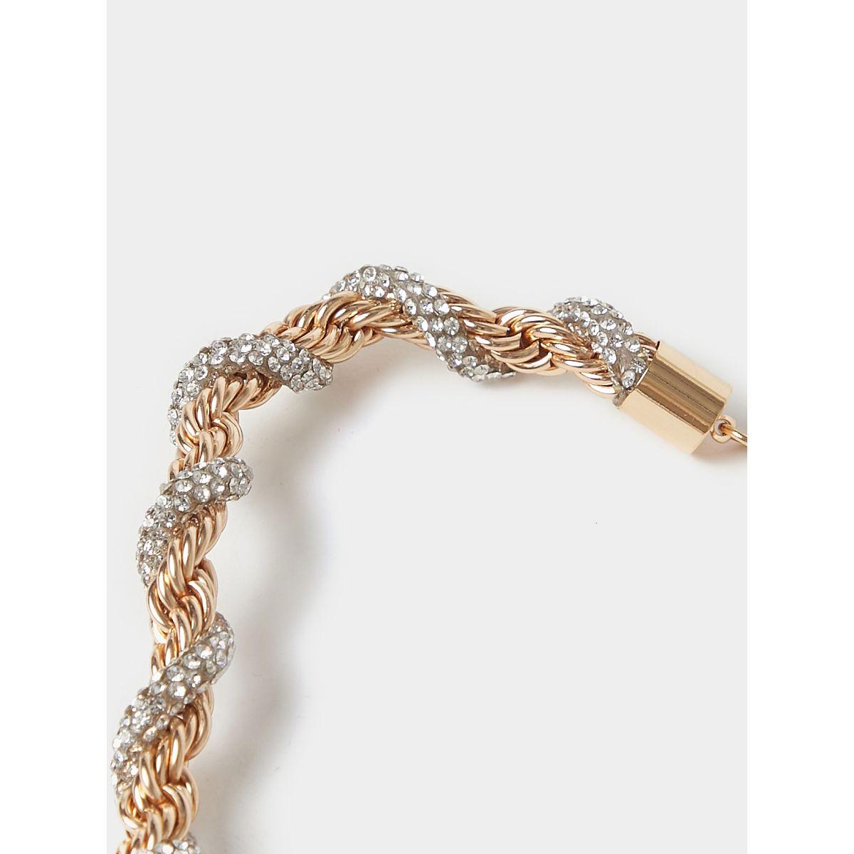 Styli Twisted Embellish Necklace-women-watchesandjewellery-jewellery-necklacesandpendants-image-3
