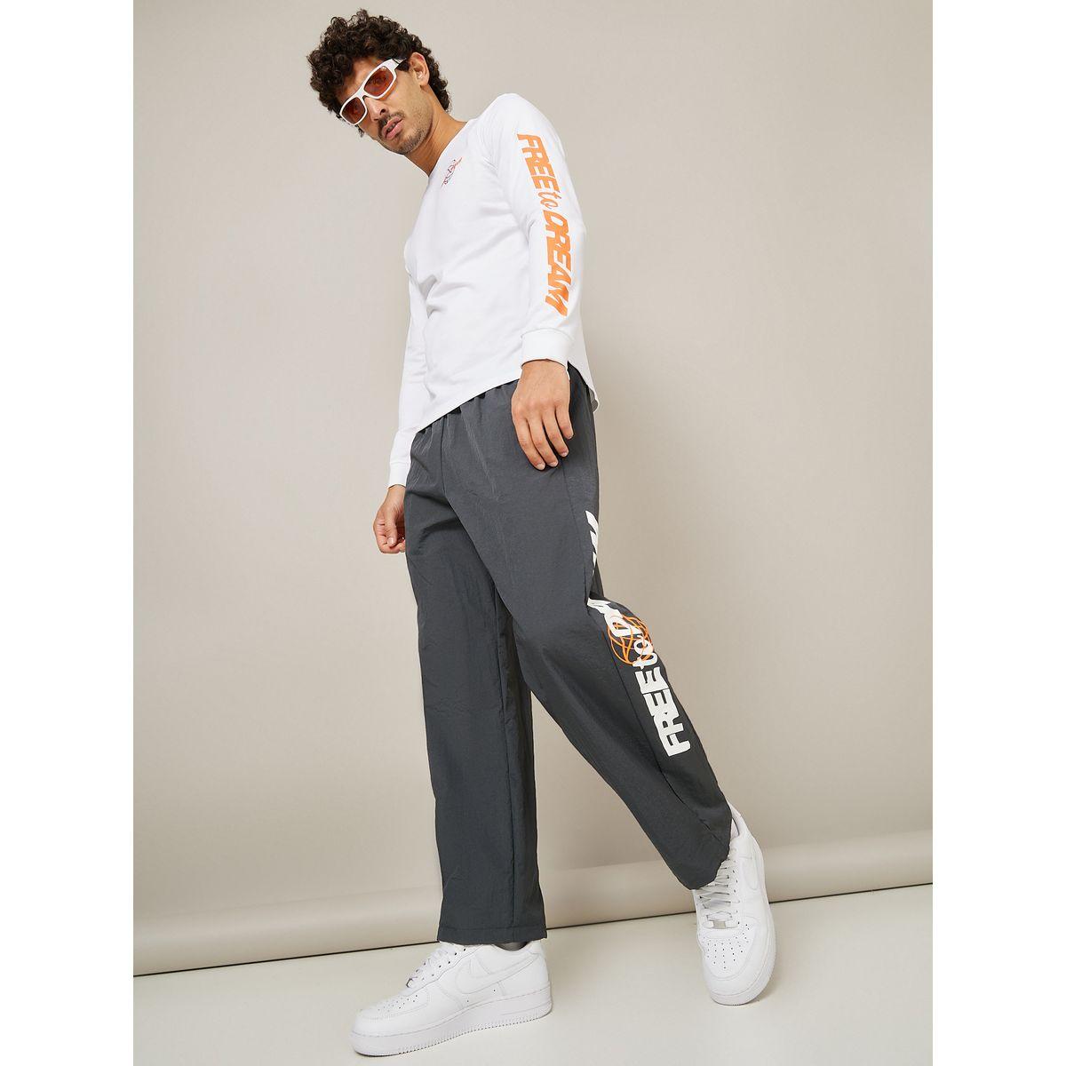 جوغر بقصة مستقيمة مع اربطة خصر-men-clothing-bottoms-joggers-image-1
