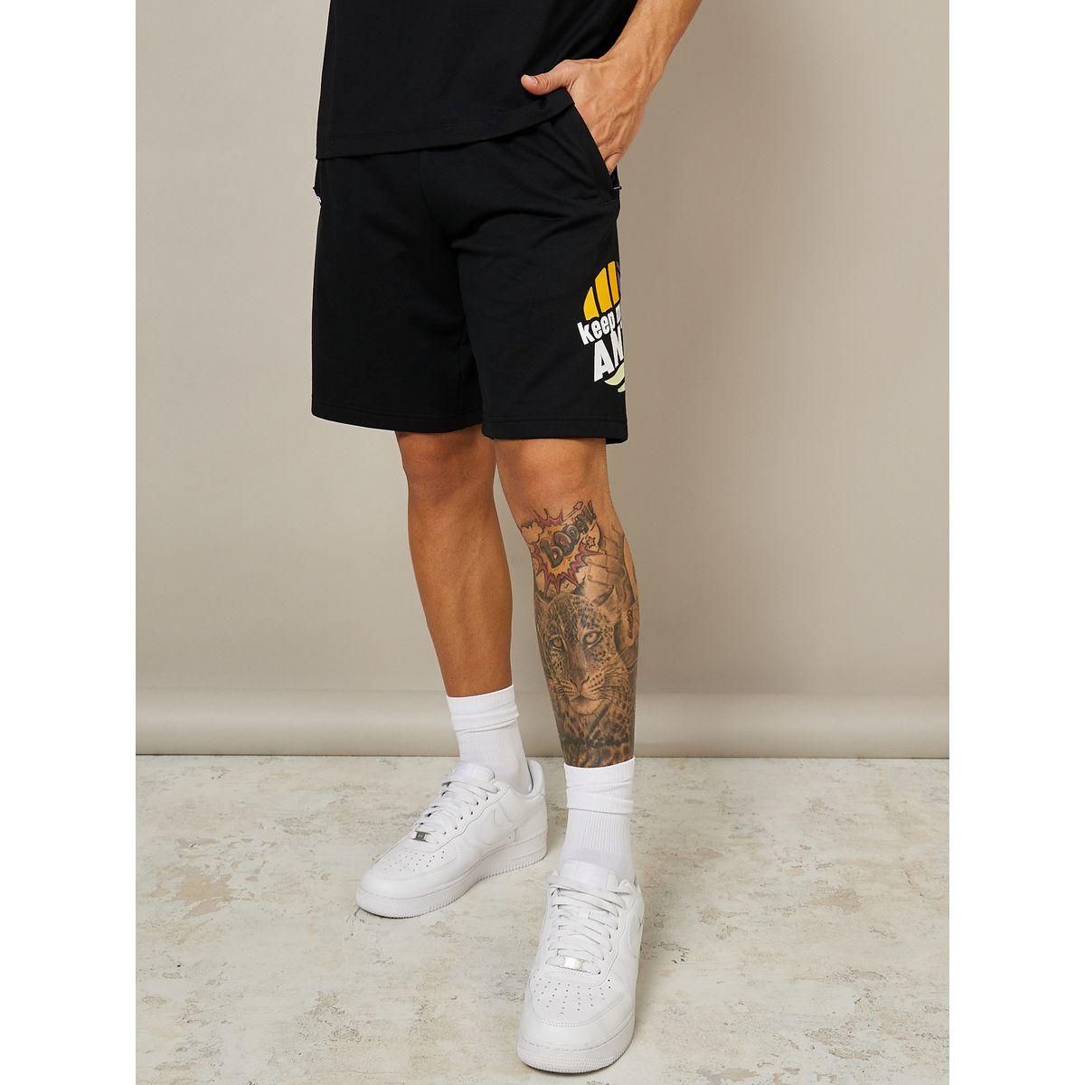 Anta Side Graphic Knit Shorts with Zipper Pockets-men-clothing-bottoms-shorts-image-1