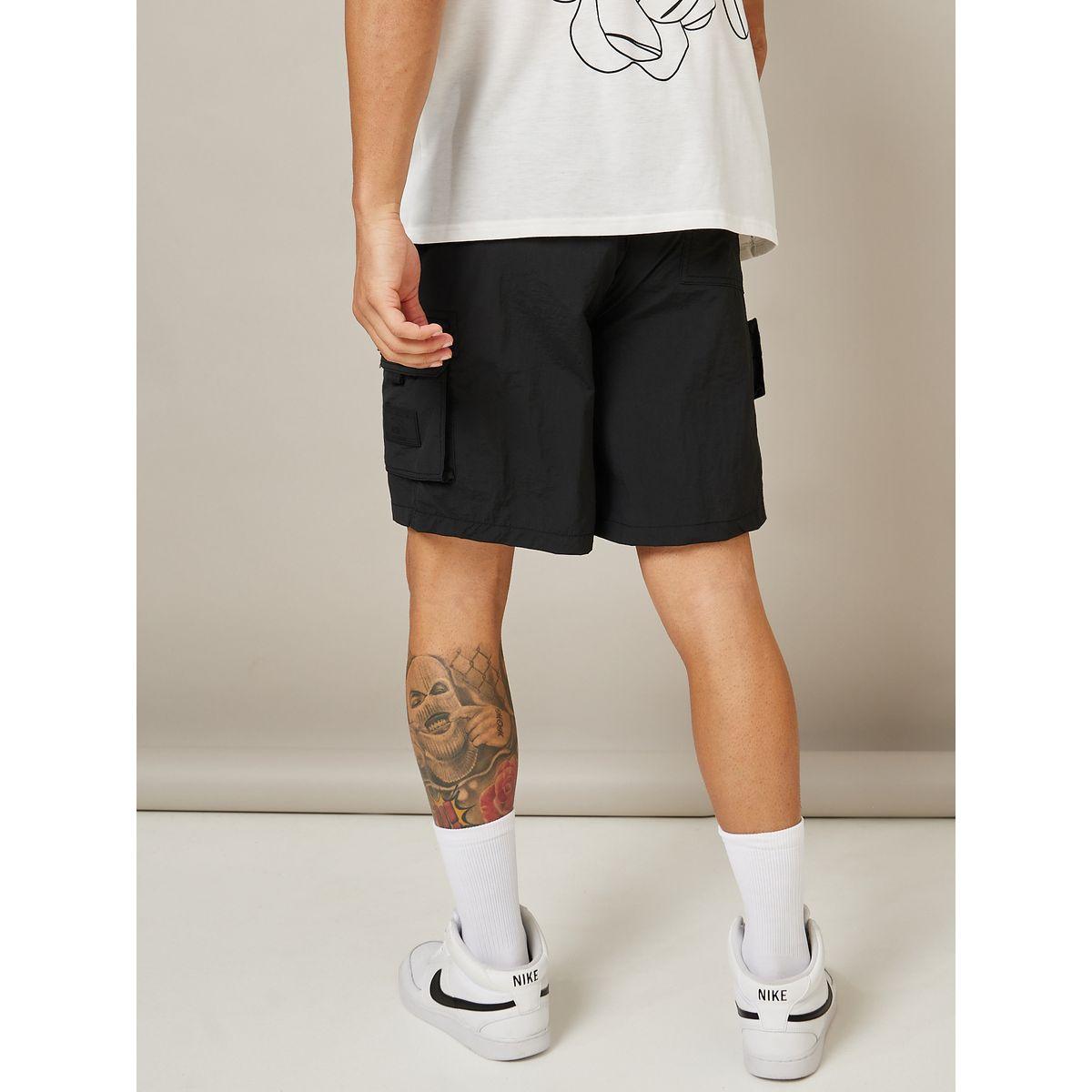 Anta Buckle Waistband Detail Cargo Shorts-men-clothing-bottoms-shorts-image-4