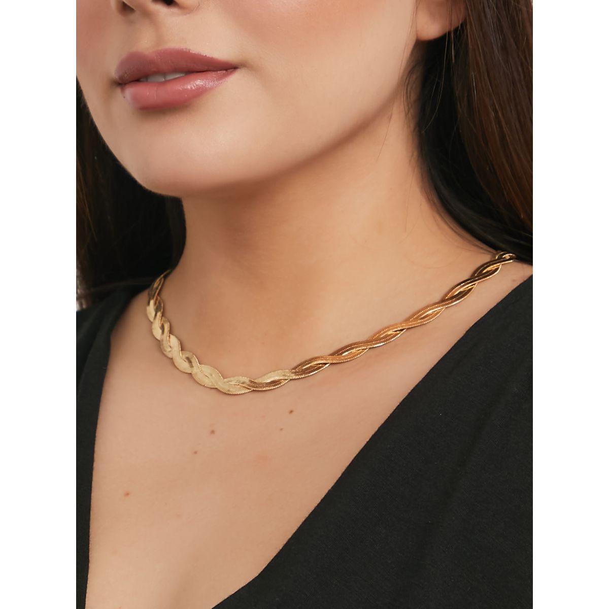 عقد بنمط مجدول-women-watchesandjewellery-jewellery-necklacesandpendants-image-1