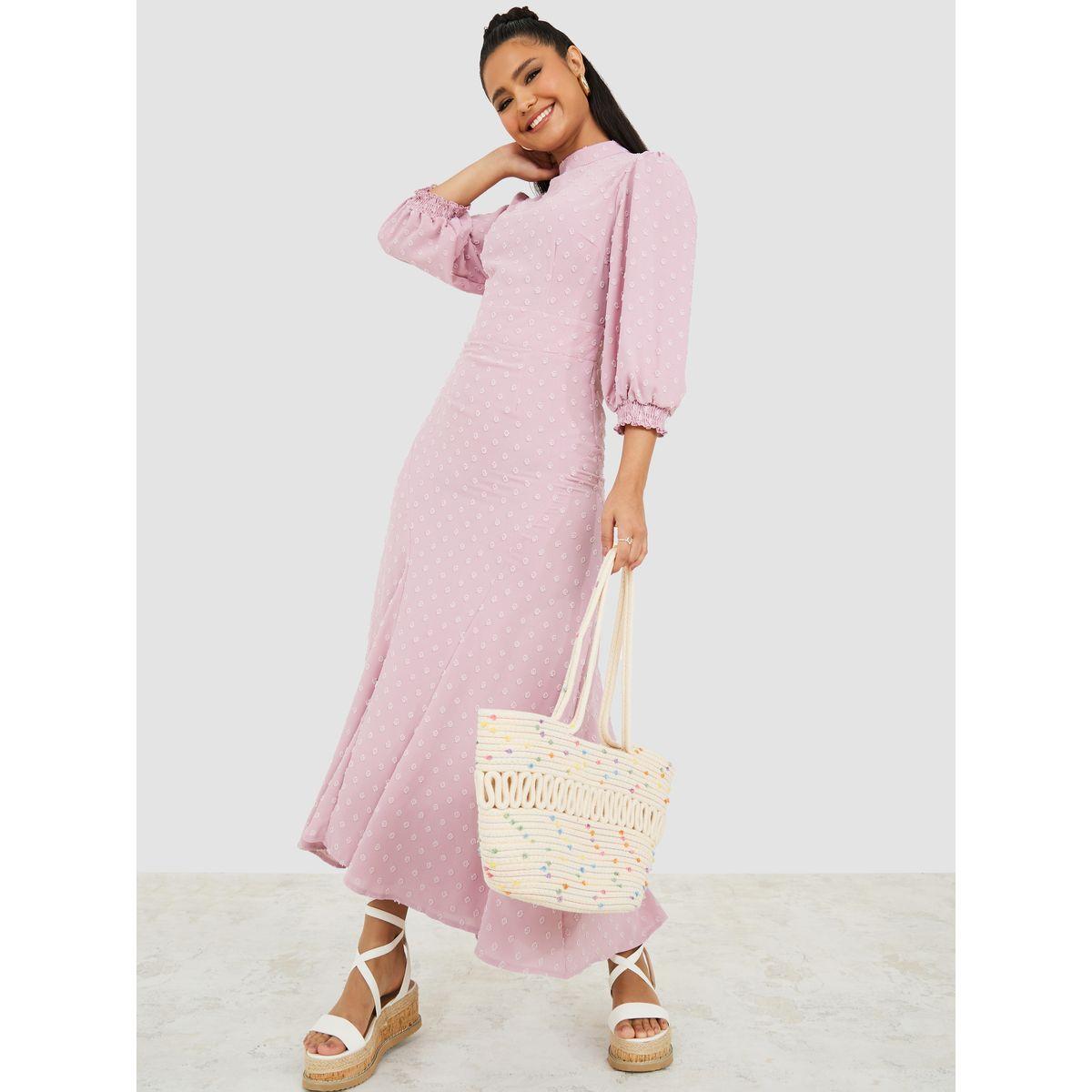 فستان طويل بياقة عالية-women-clothing-dresses-image-1