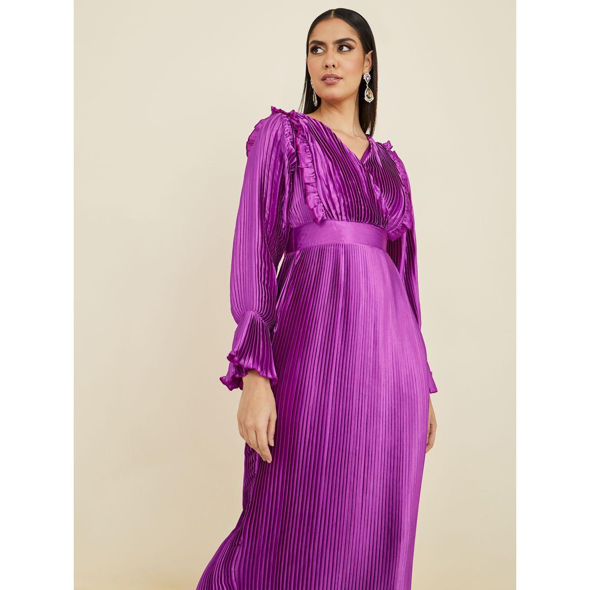 فستان ميدي باكمام طويلة-women-clothing-dresses-image-2
