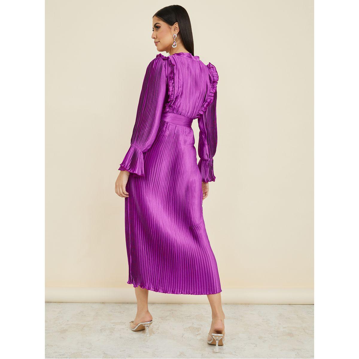فستان ميدي باكمام طويلة-women-clothing-dresses-image-4