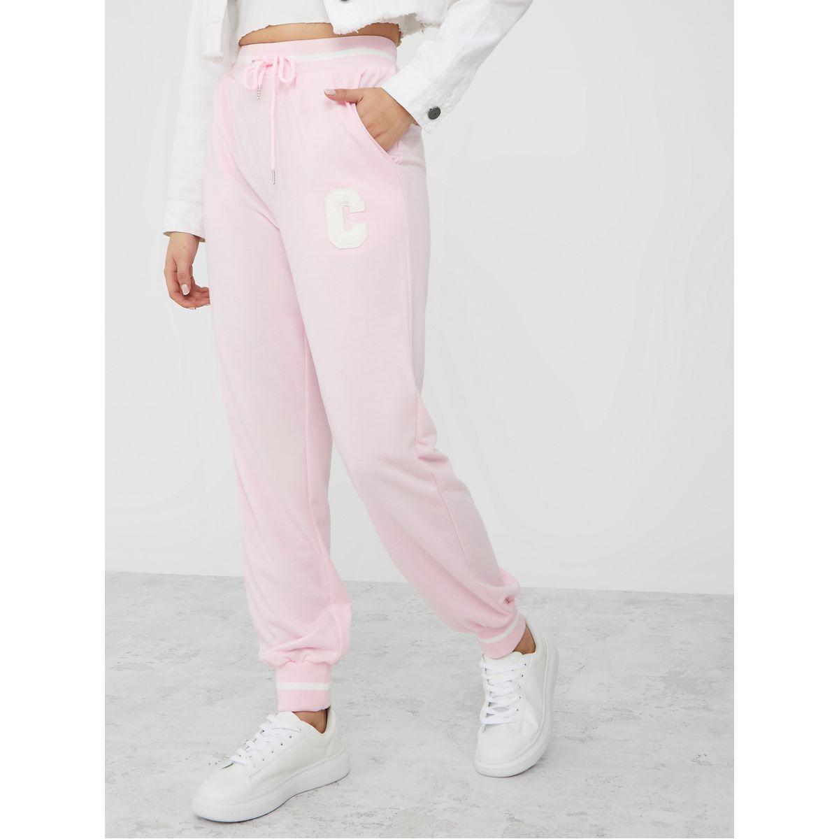 جوغر بقصة مريحة وخصر عالي-women-clothing-bottoms-joggers-image-1