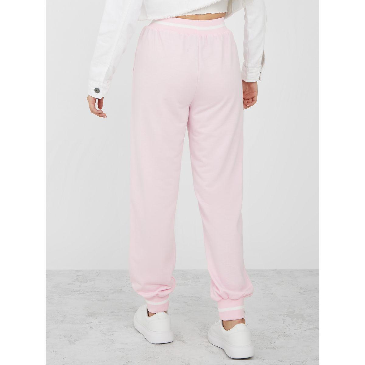 Styli High Waist Letter Applique Relaxed Jogger-women-clothing-bottoms-joggers-image-4