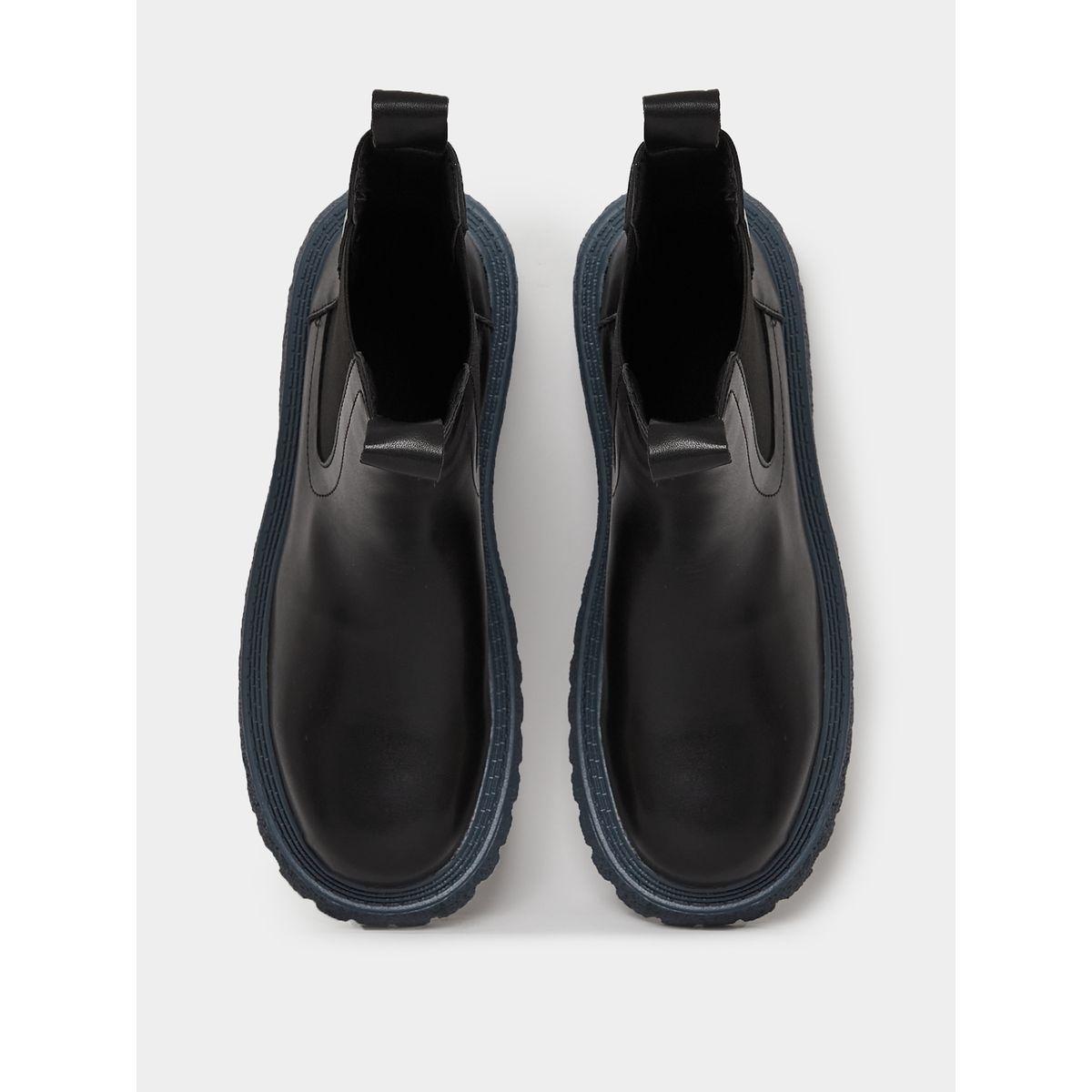 Styli Colorblock Detail Chunky Outsole Chelsea Boots-women-shoes-boots-image-6