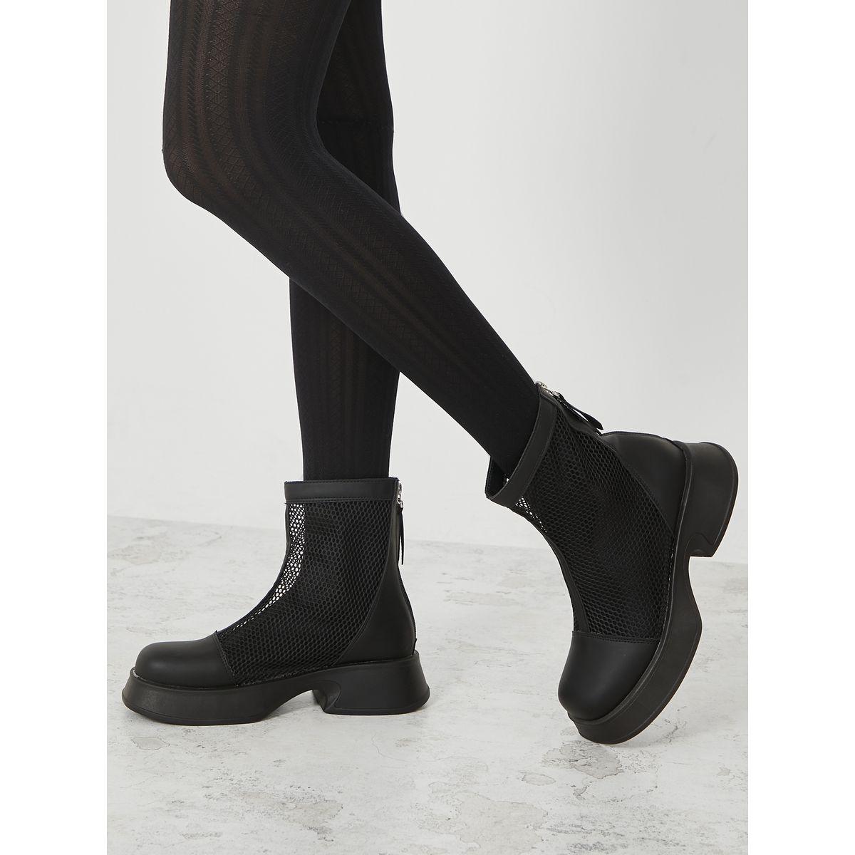 بوت تشيلسي بتفاصيل شبكية-women-shoes-boots-image-2