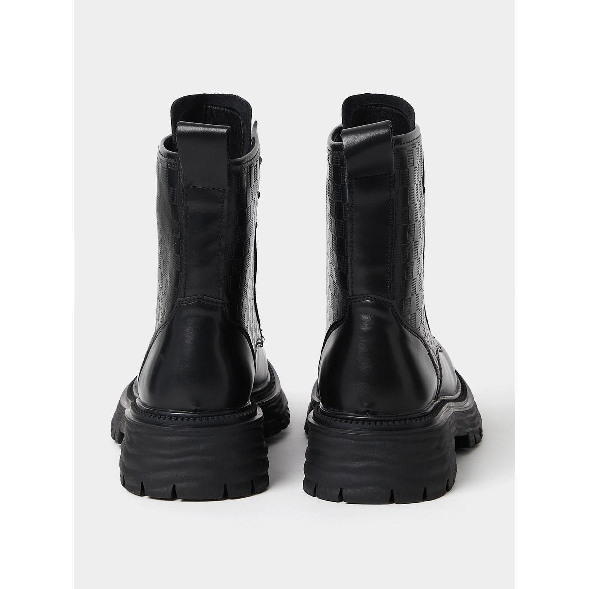 حذاء بوت كومبات بكاحل متوسط-women-shoes-boots-image-4