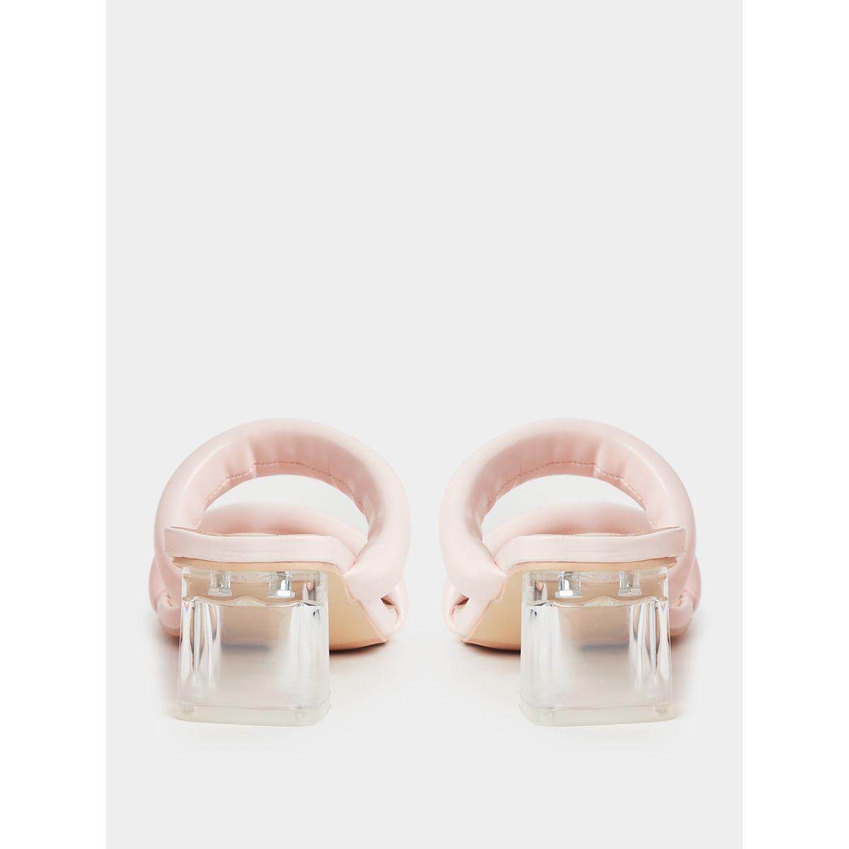 Styli Padded Upper Mid Heel Sandals-women-shoes-heels-image-4
