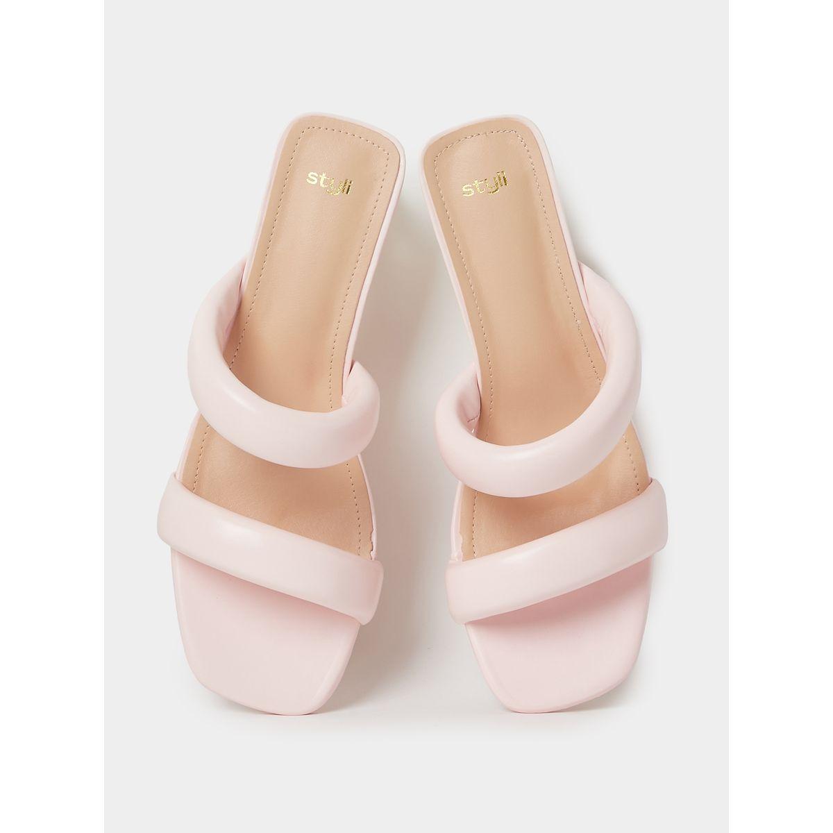 Styli Padded Upper Mid Heel Sandals-women-shoes-heels-image-6