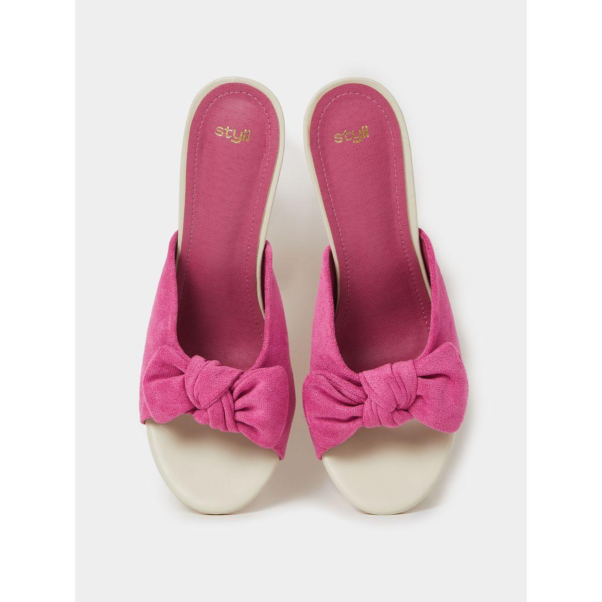 Styli Bow Detail Heel Sandals-women-shoes-heels-image-6