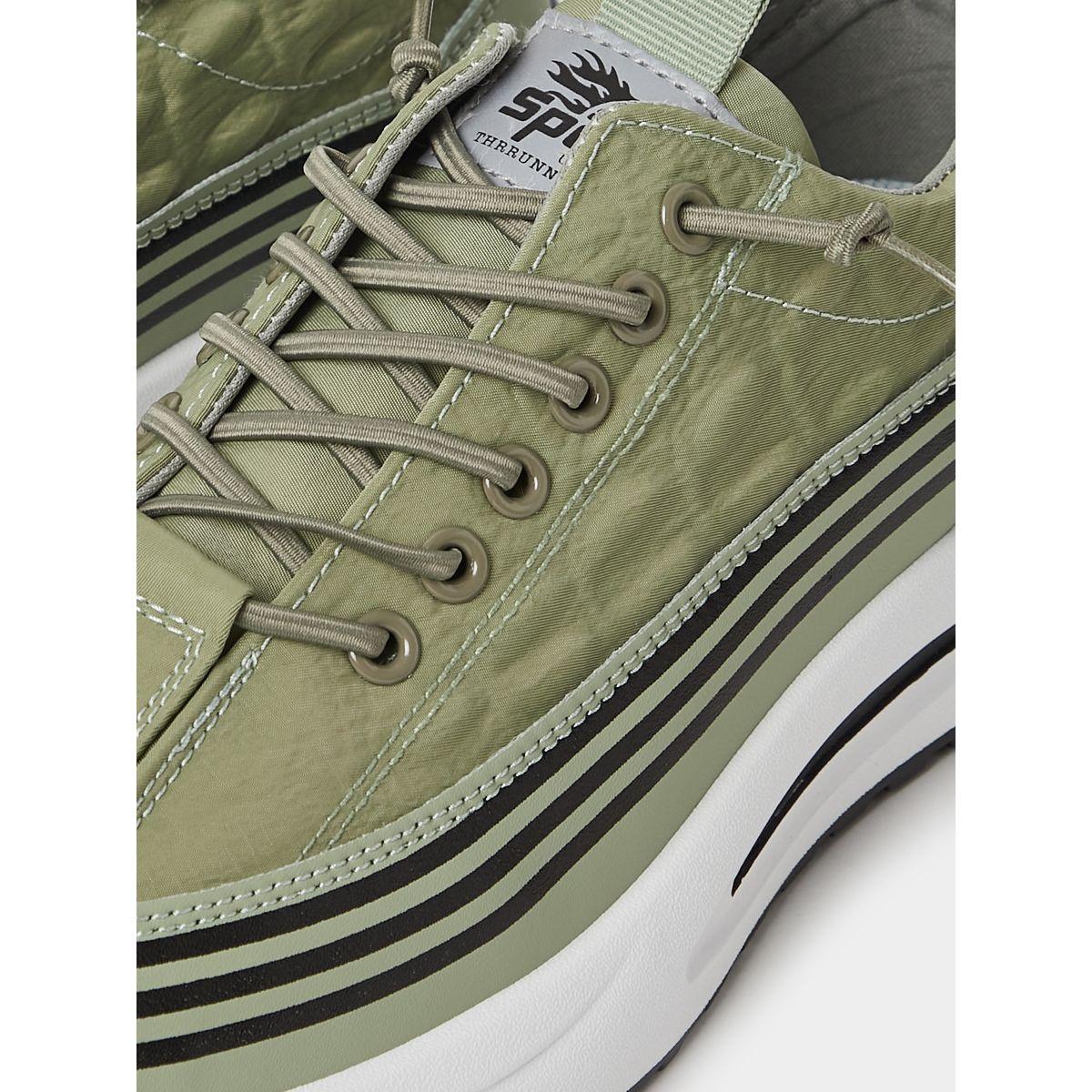 Styli Contrast Sole Textured Lace Up Sneakers-men-shoes-sneakers-image-4