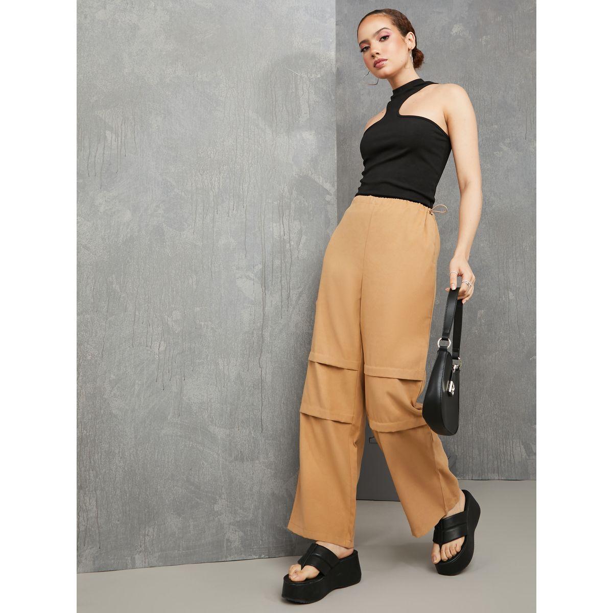 Styli Drawcord Waistband Knee Detail Pant-women-clothing-bottoms-trousers-image-2