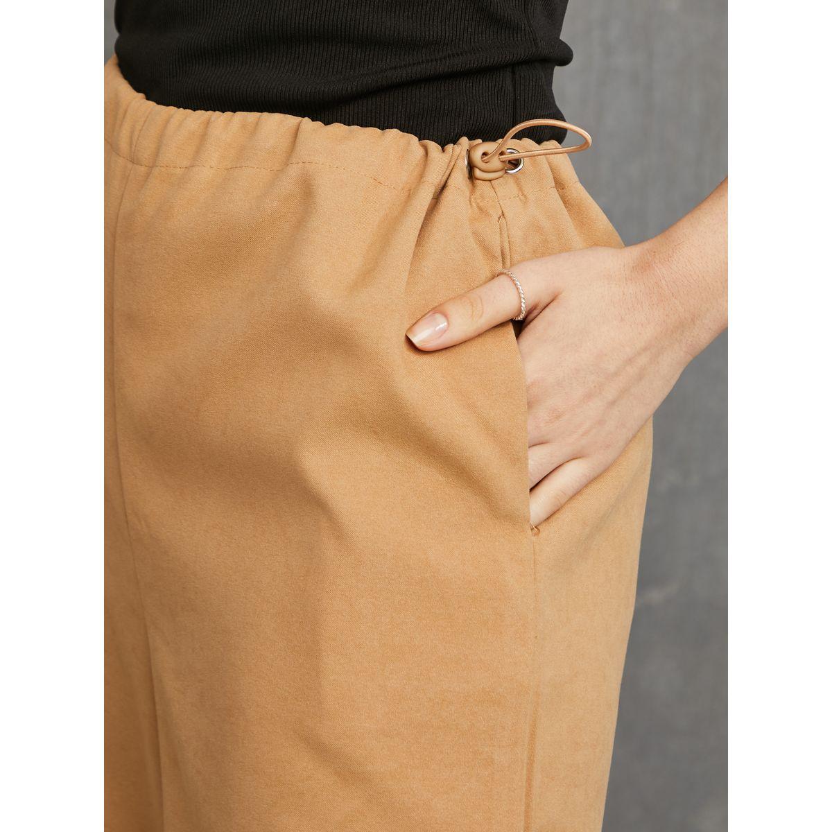 Styli Drawcord Waistband Knee Detail Pant-women-clothing-bottoms-trousers-image-3