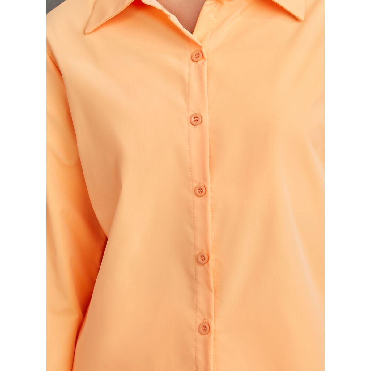 Styli Cuff Long Sleeves Oversized Button Through Shirt-women-clothing-shirtsandblouses-shirts-image-4