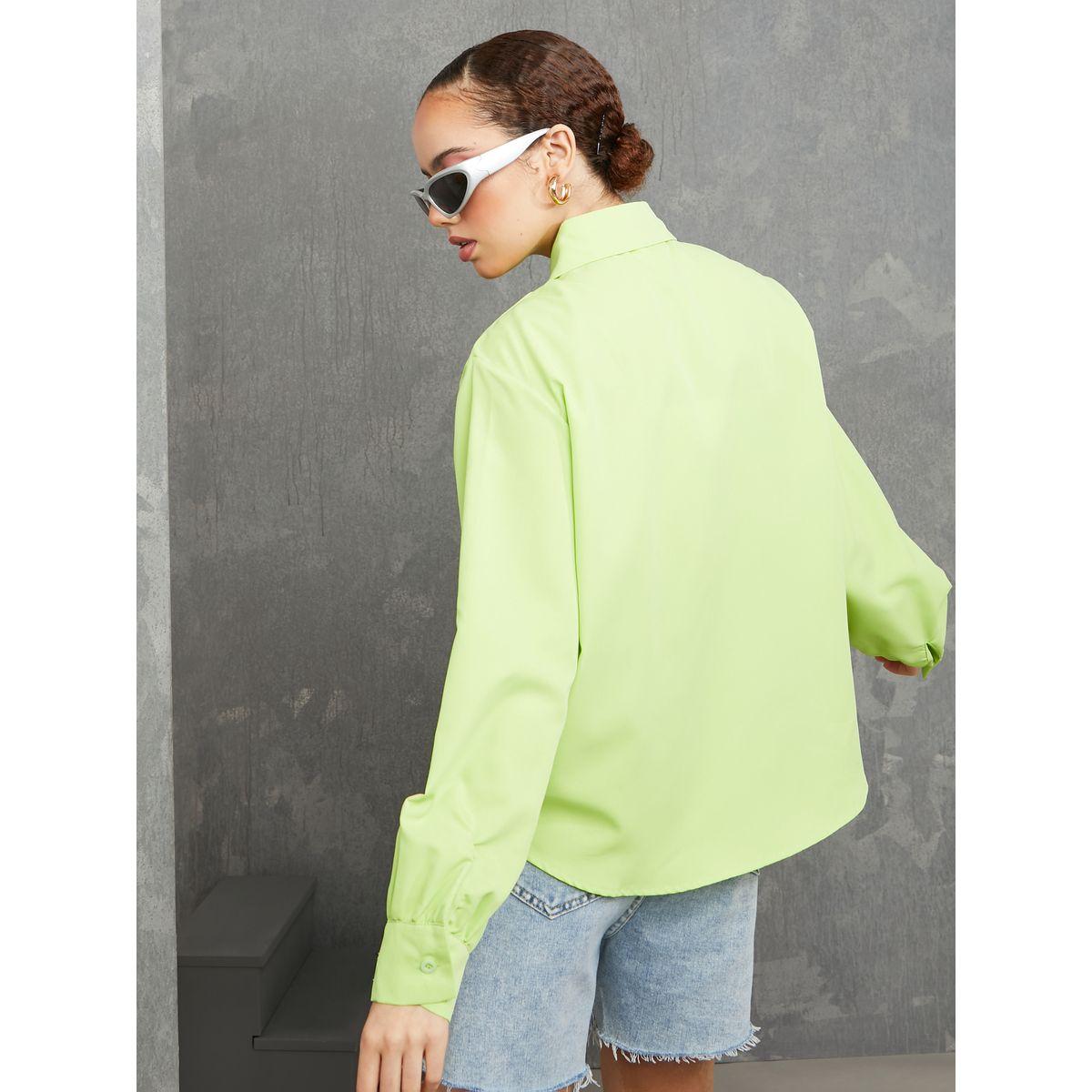 Styli Solid Button Through Shirt-women-clothing-shirtsandblouses-shirts-image-5