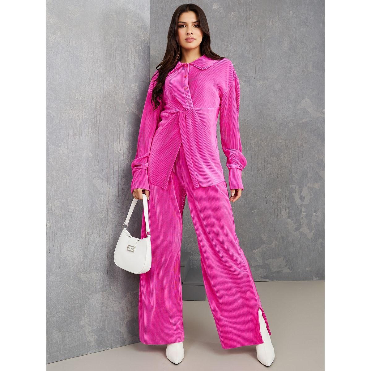 طقم من ( بنطال + بلوزة )-women-clothing-coordsets-image-1