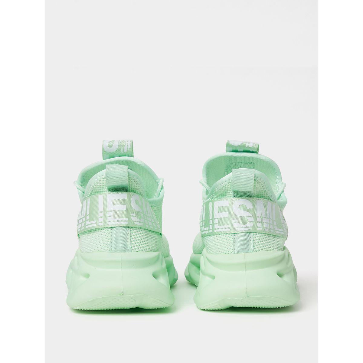 Styli Letter Graphic Lace Up Decor Chunky Sneakers-men-shoes-sneakers-image-3