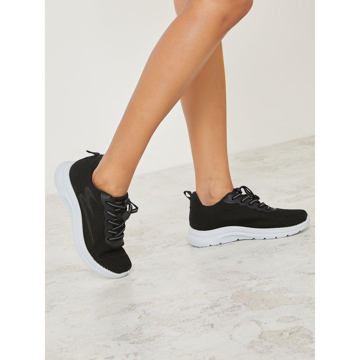 Styli Textile Upper Sporty Sneakers-women-shoes-sneakers-image-2