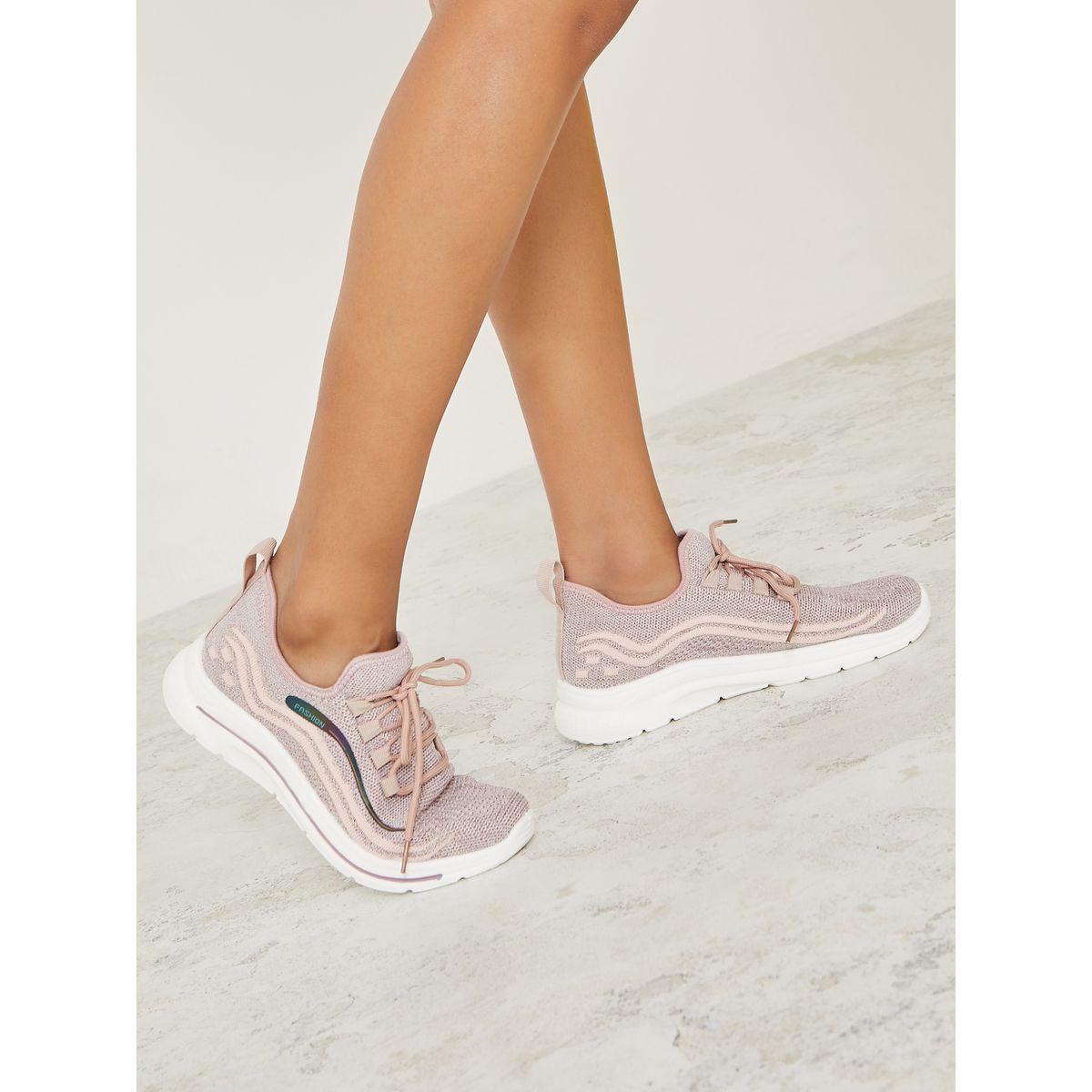 Styli Textile Upper Sporty Sneakers-women-shoes-sneakers-image-2
