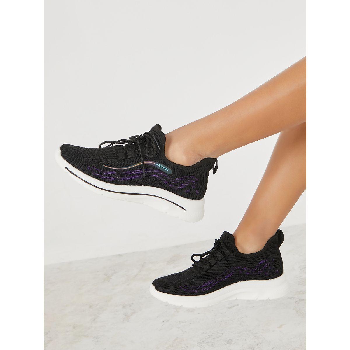 Styli Textile Upper Sporty Sneakers-women-shoes-sneakers-image-2