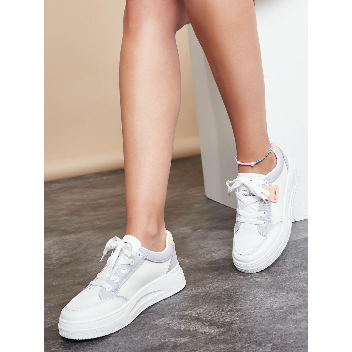Styli Colorblock Detail Plimsol Sneakers-women-shoes-sneakers-image-2