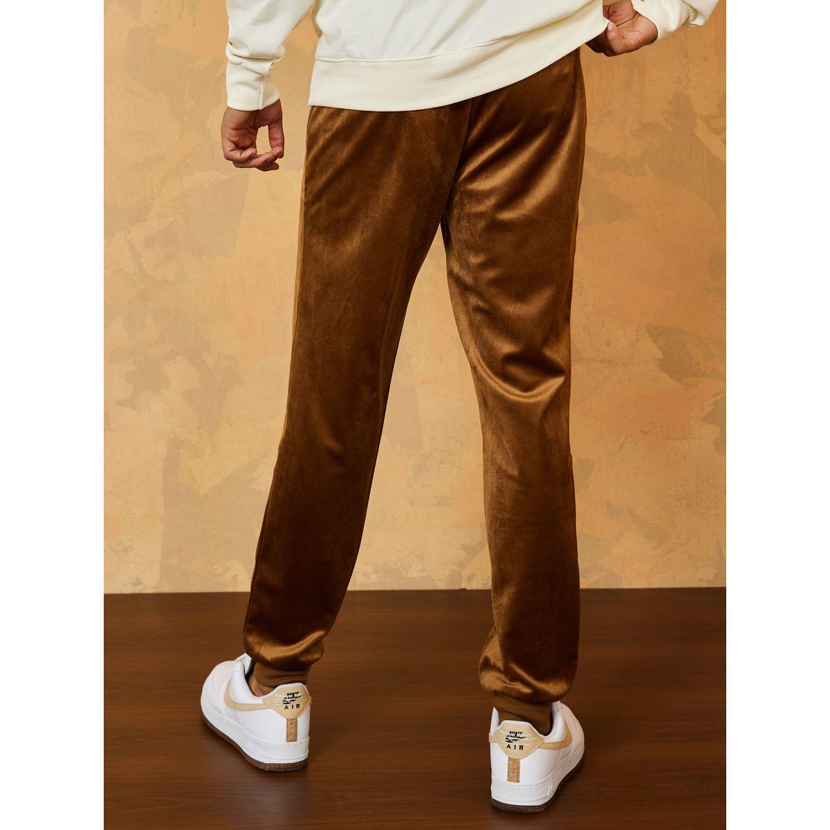 Styli Slim Fit Velour Jogger with Ribbed Cuff-men-clothing-bottoms-joggers-image-4