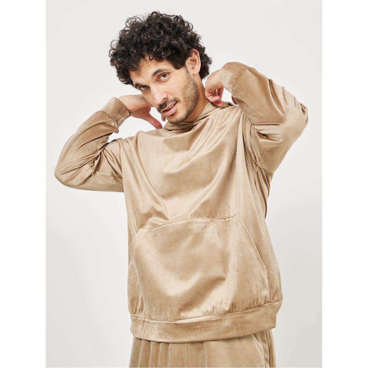 Styli Relaxed Fit Velour Hoodie and Jogger Co-Ord Set-men-clothing-coordsets-image-3