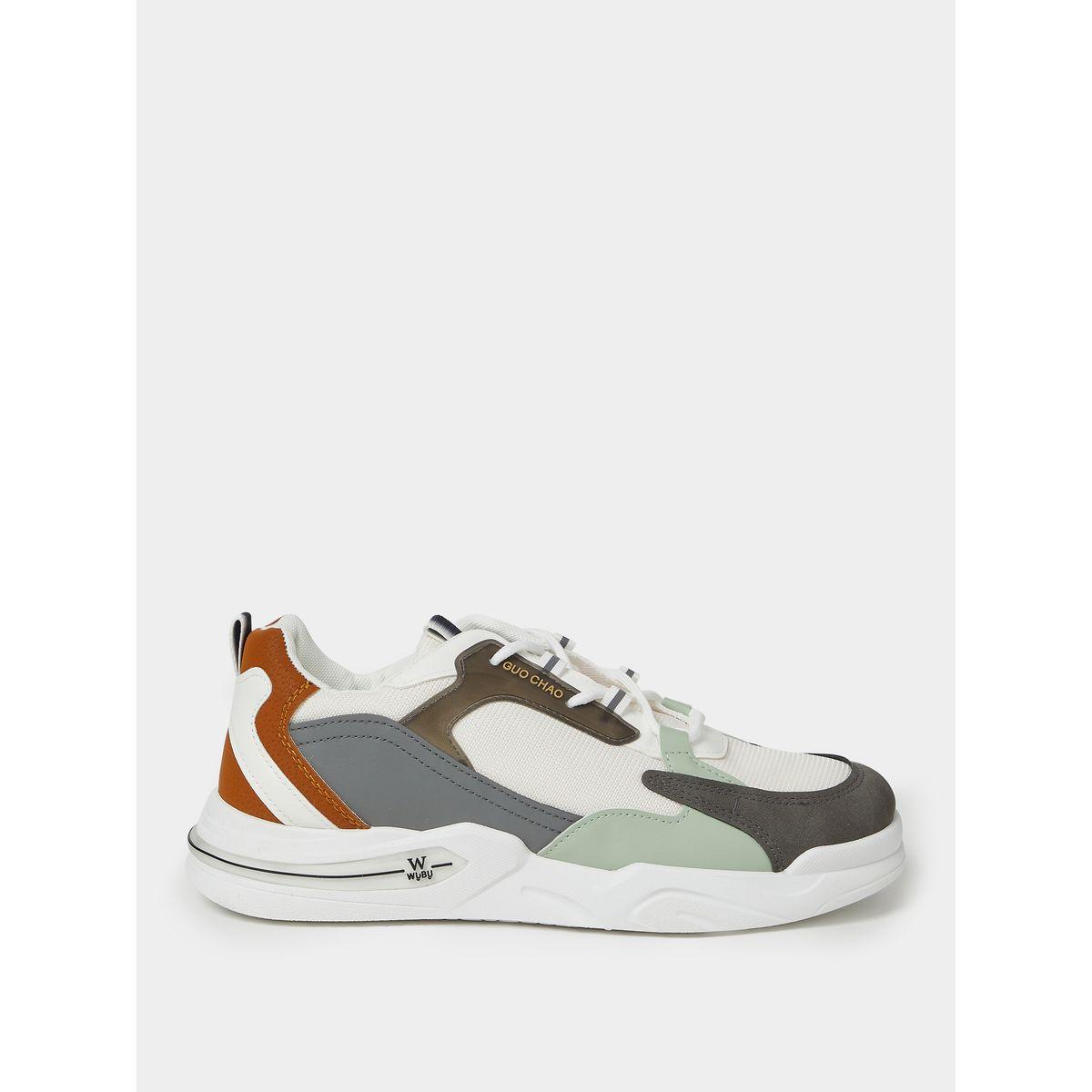 حذاء سنيكرز بنمط كتل الالوان-men-shoes-sneakers-image-1