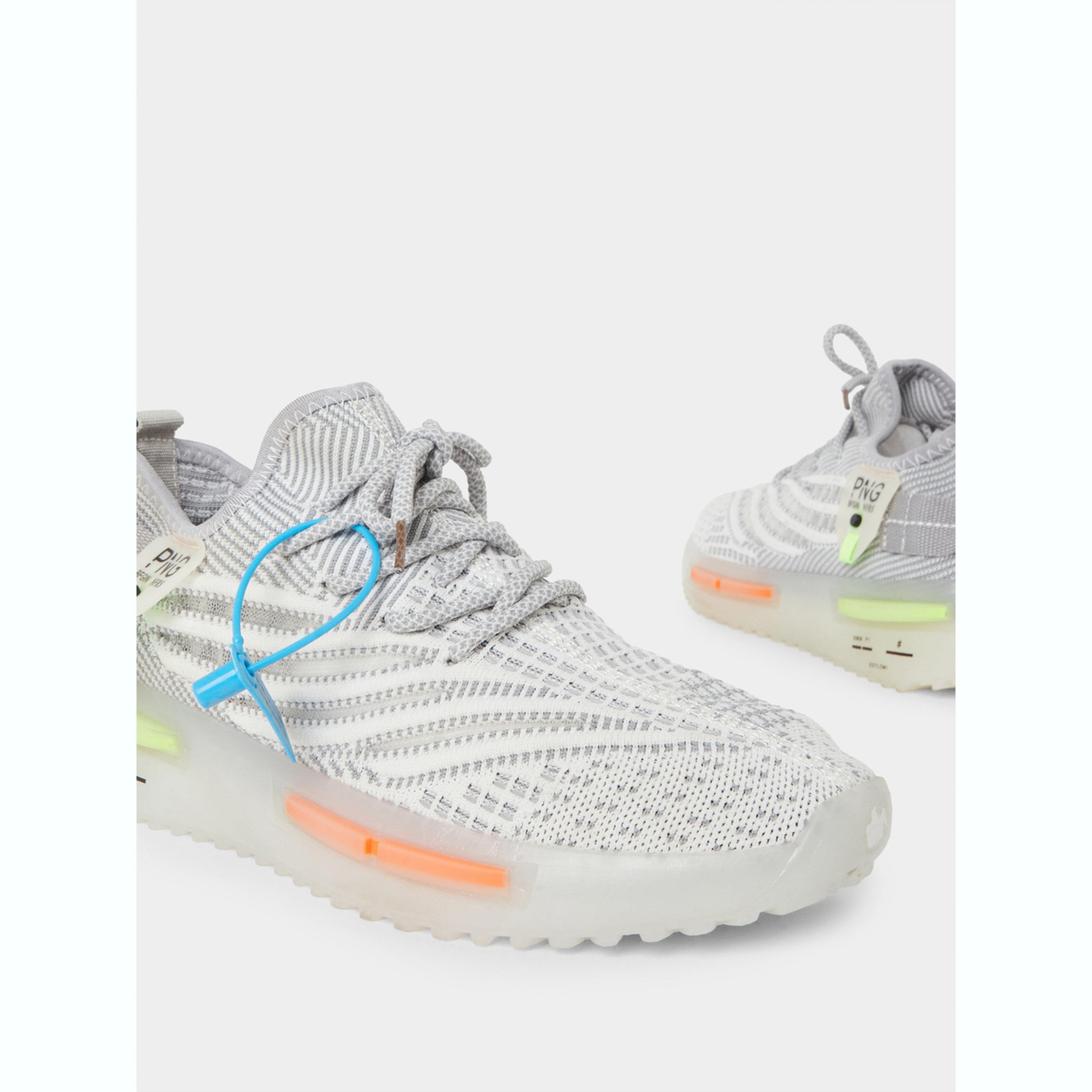 Styli Textured Knit Lace Up Pull On Sneakers-men-shoes-sneakers-image-4