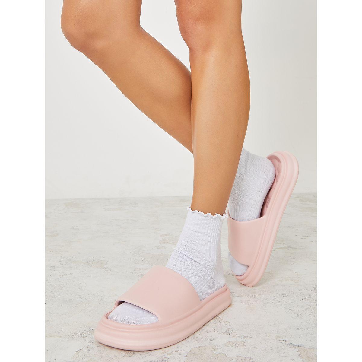 Styli Quilted Foot-Bed Single Band Slides-women-shoes-flipflopsandslides-image-2