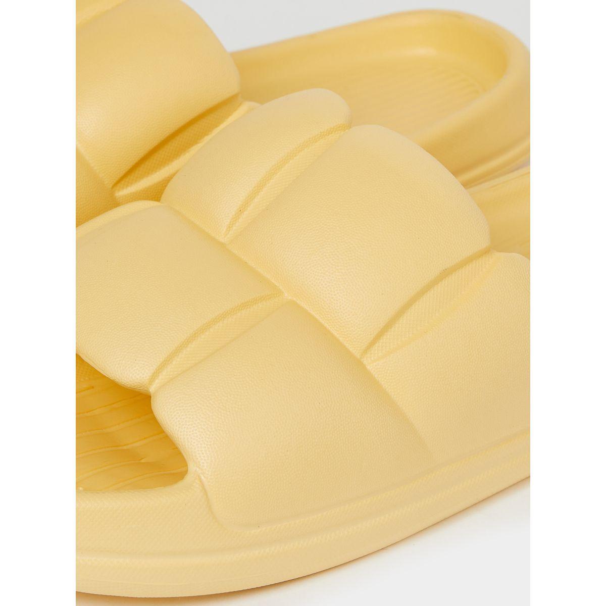 Styli Embossed Quilting Effect Single Band Slides-women-shoes-flipflopsandslides-image-5