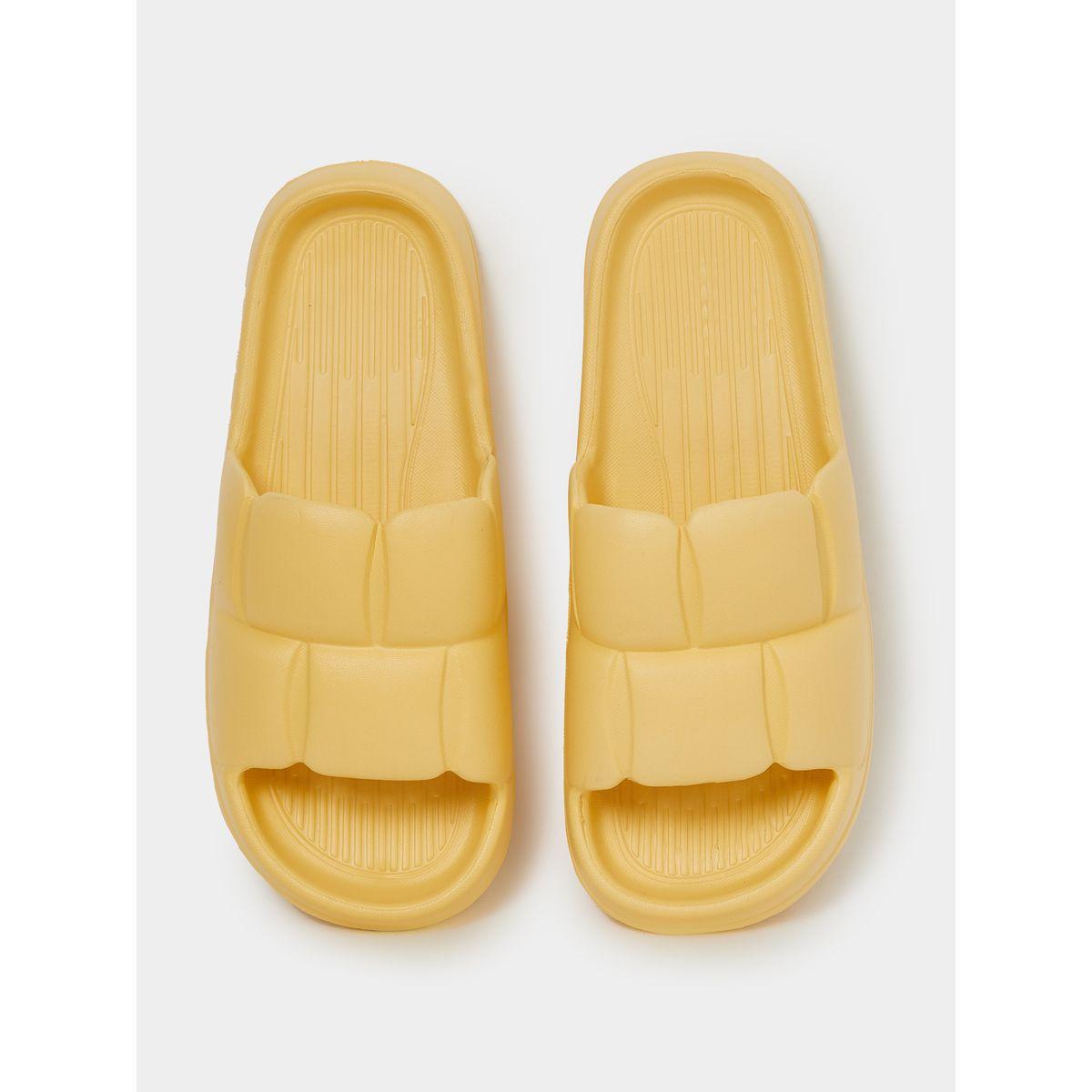Styli Embossed Quilting Effect Single Band Slides-women-shoes-flipflopsandslides-image-6