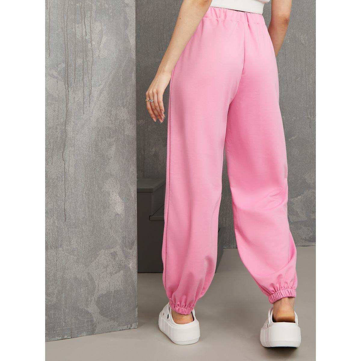 Styli High Waist Elasticated Waist Pant-women-clothing-bottoms-trousers-image-4