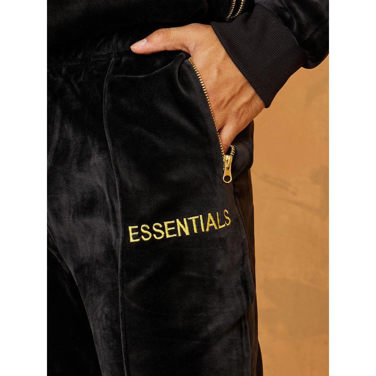 Styli Pintuck Detail Regular Fit Velour Jogger with Embroidered Detail-men-clothing-bottoms-joggers-image-3