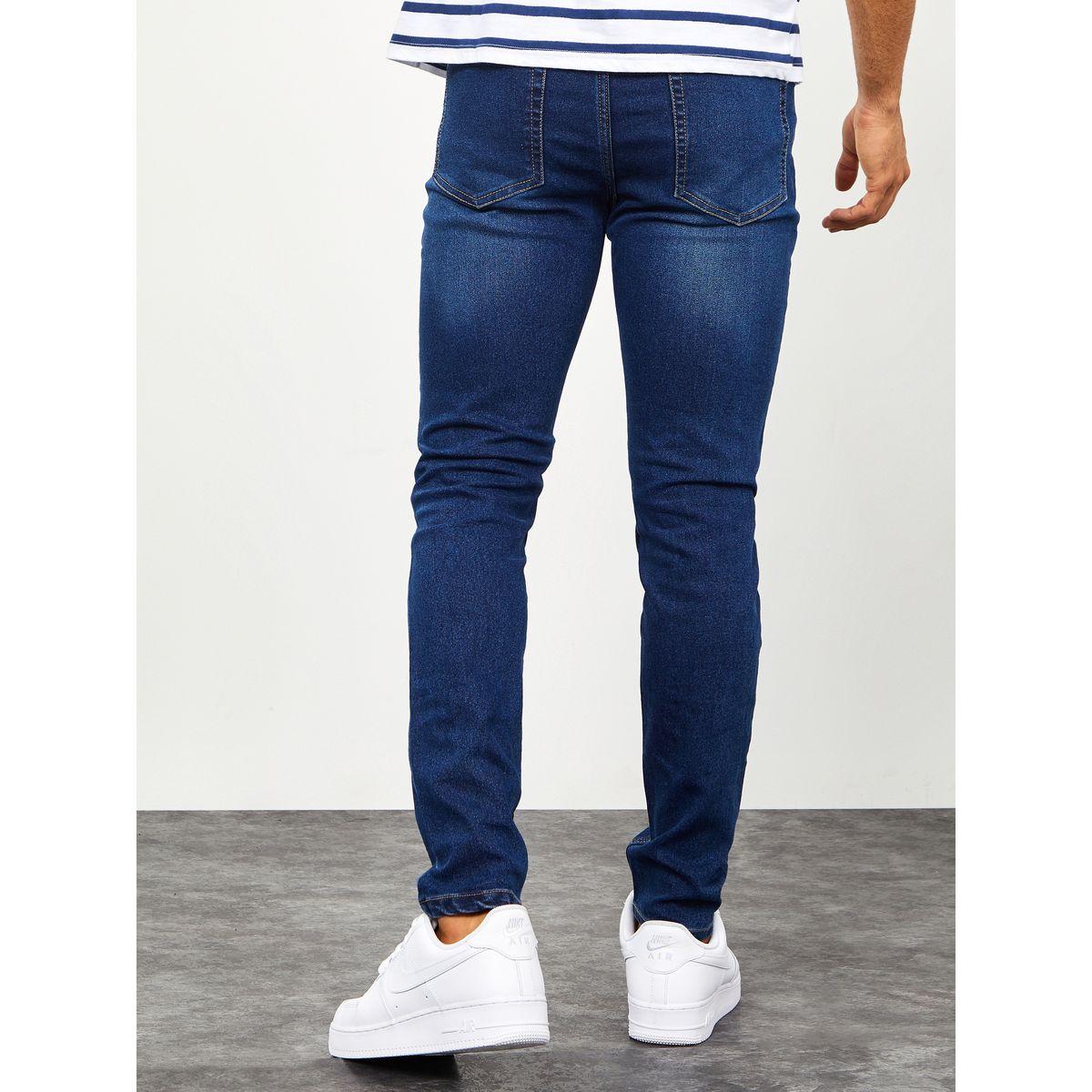 Styli Whisker Detail Cropped Skinny Fit Jeans-men-clothing-bottoms-jeans-image-4