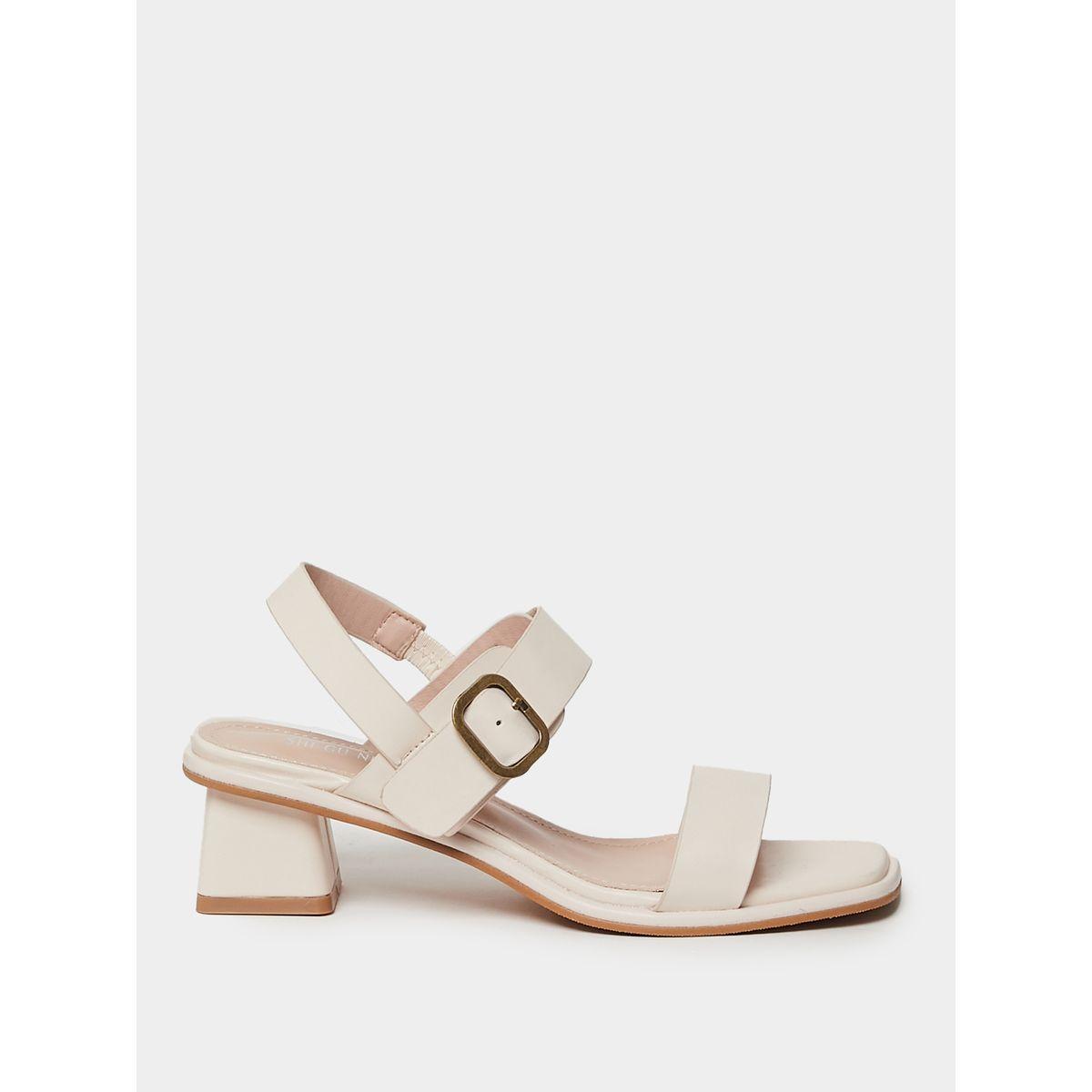 Styli Square Toe Back Strap Sandals-women-shoes-heels-image-1