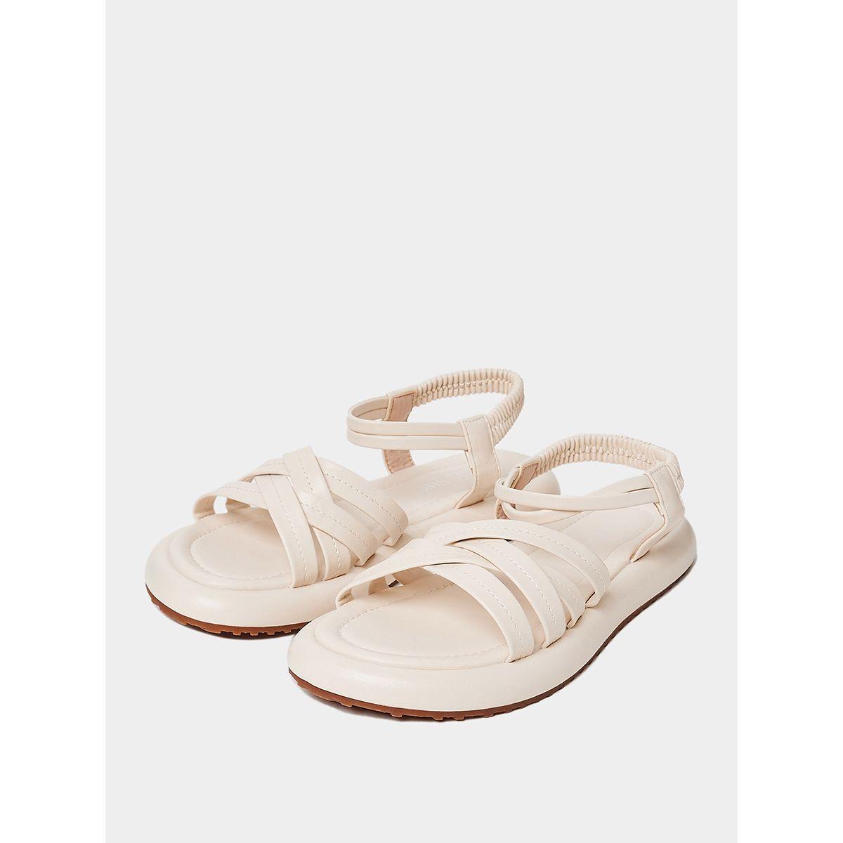 Styli Strappy Detail Platform Sandals-women-shoes-sandals-flats-image-3