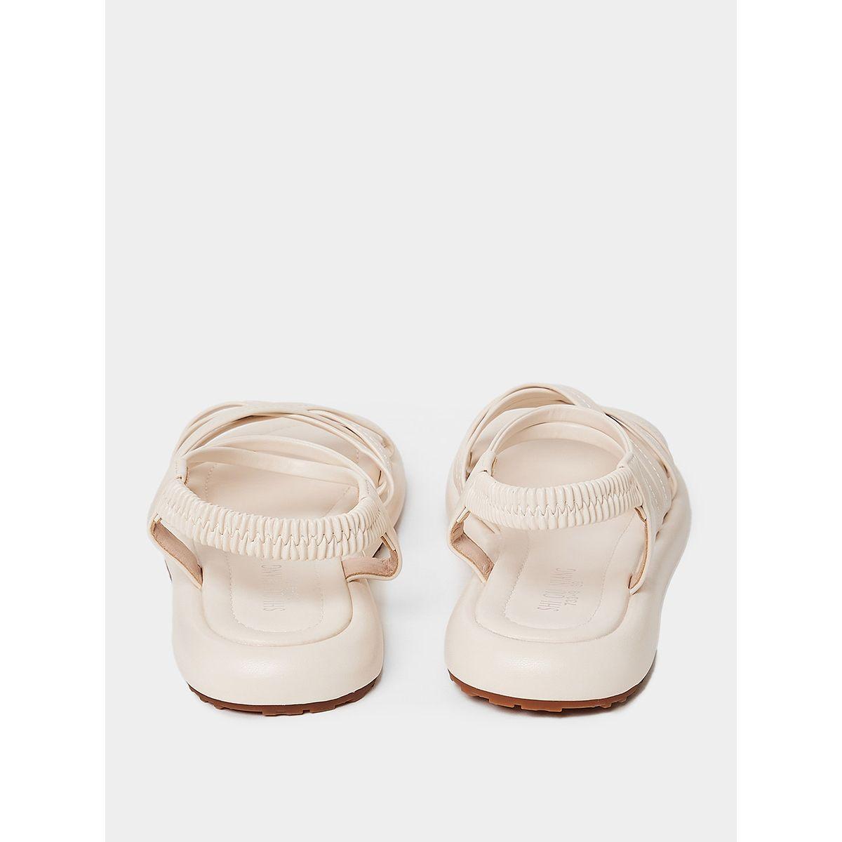 Styli Strappy Detail Platform Sandals-women-shoes-sandals-flats-image-4