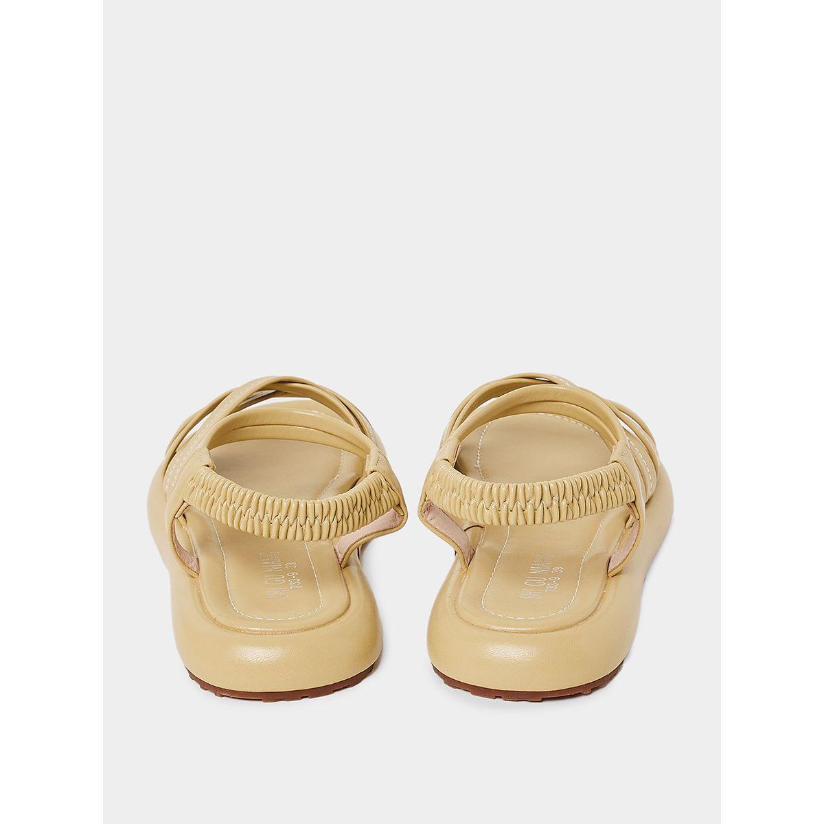 Styli Strappy Detail Platform Sandals-women-shoes-sandals-flats-image-4