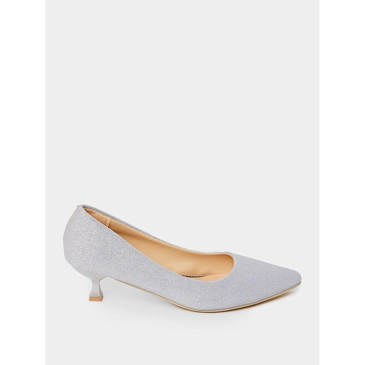 Styli Shimmer Detail Low Heel Occasion Pumps-women-shoes-heels-image-1