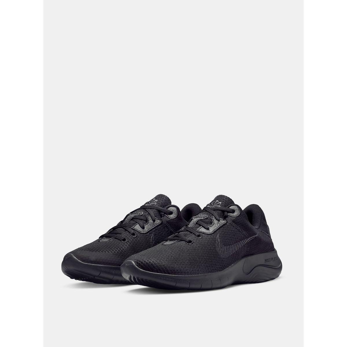 Nike flex black shoes sale