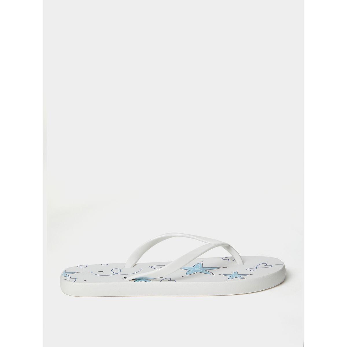 Styli Star Print Flip Flops-women-shoes-flipflopsandslides-image-1