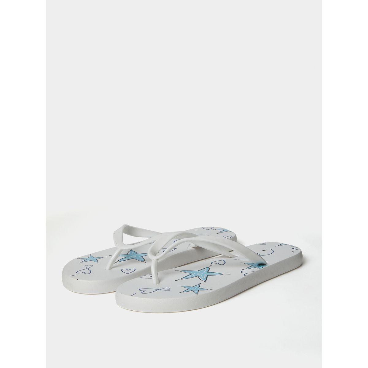 Styli Star Print Flip Flops-women-shoes-flipflopsandslides-image-3