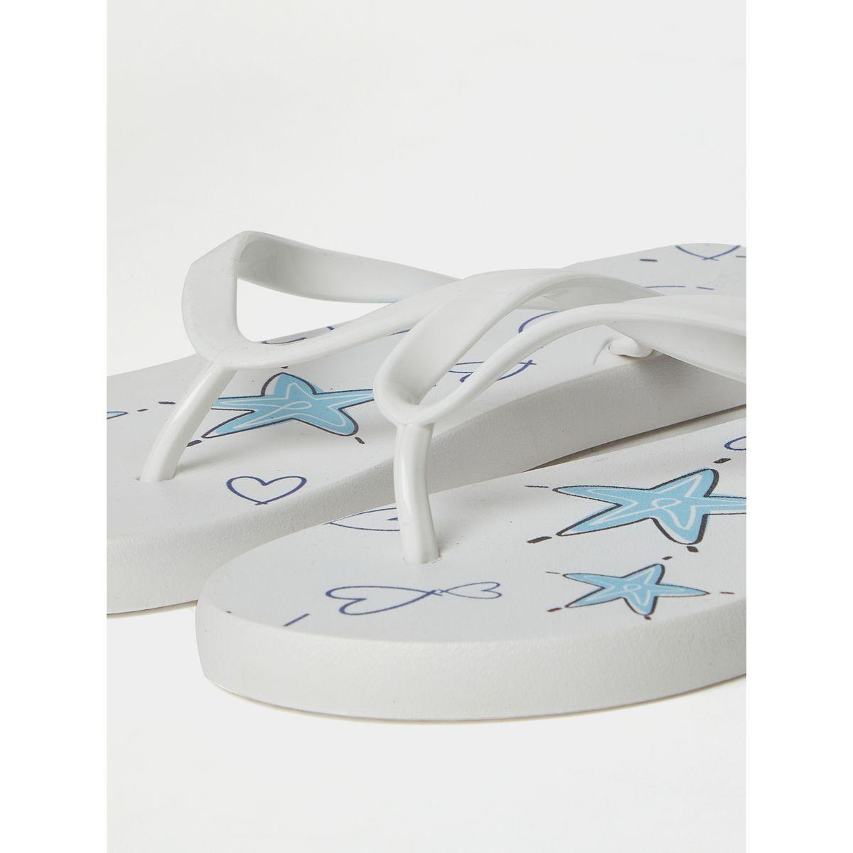 Styli Star Print Flip Flops-women-shoes-flipflopsandslides-image-5