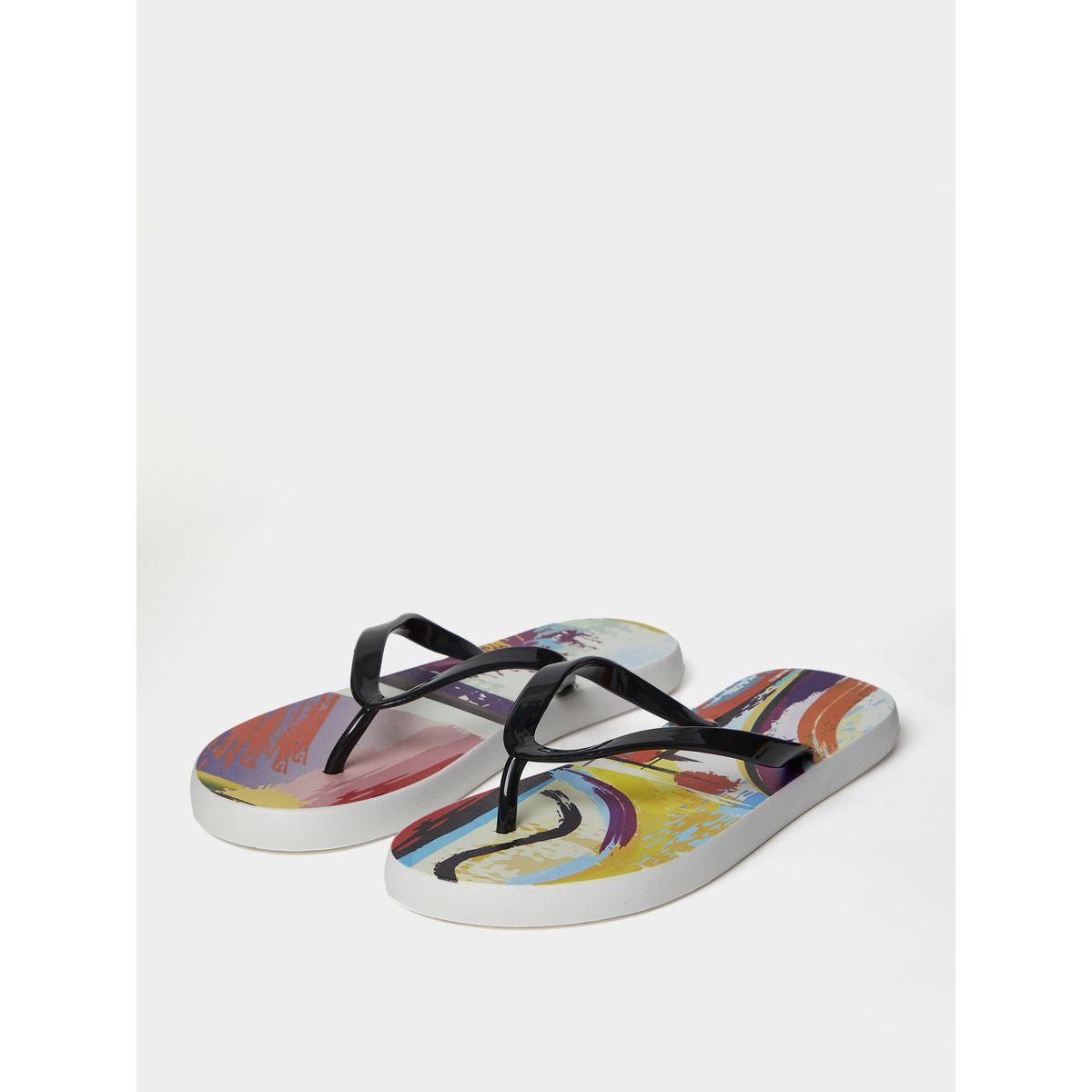 Styli Abstract Print Flip Flops-women-shoes-flipflopsandslides-image-2