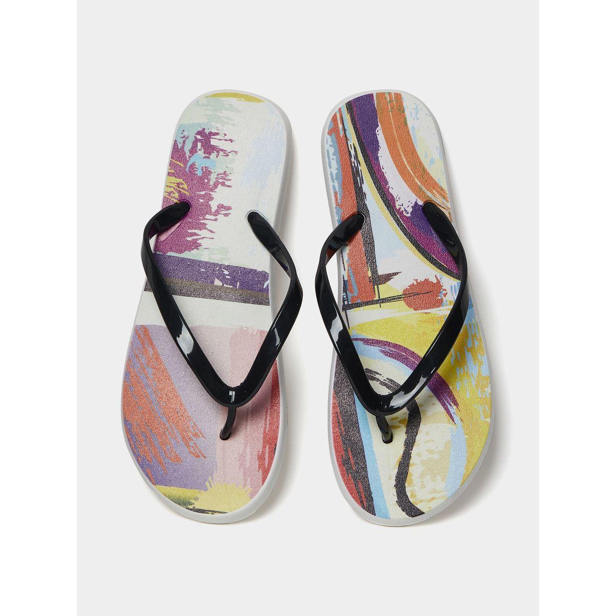 Styli Abstract Print Flip Flops-women-shoes-flipflopsandslides-image-6