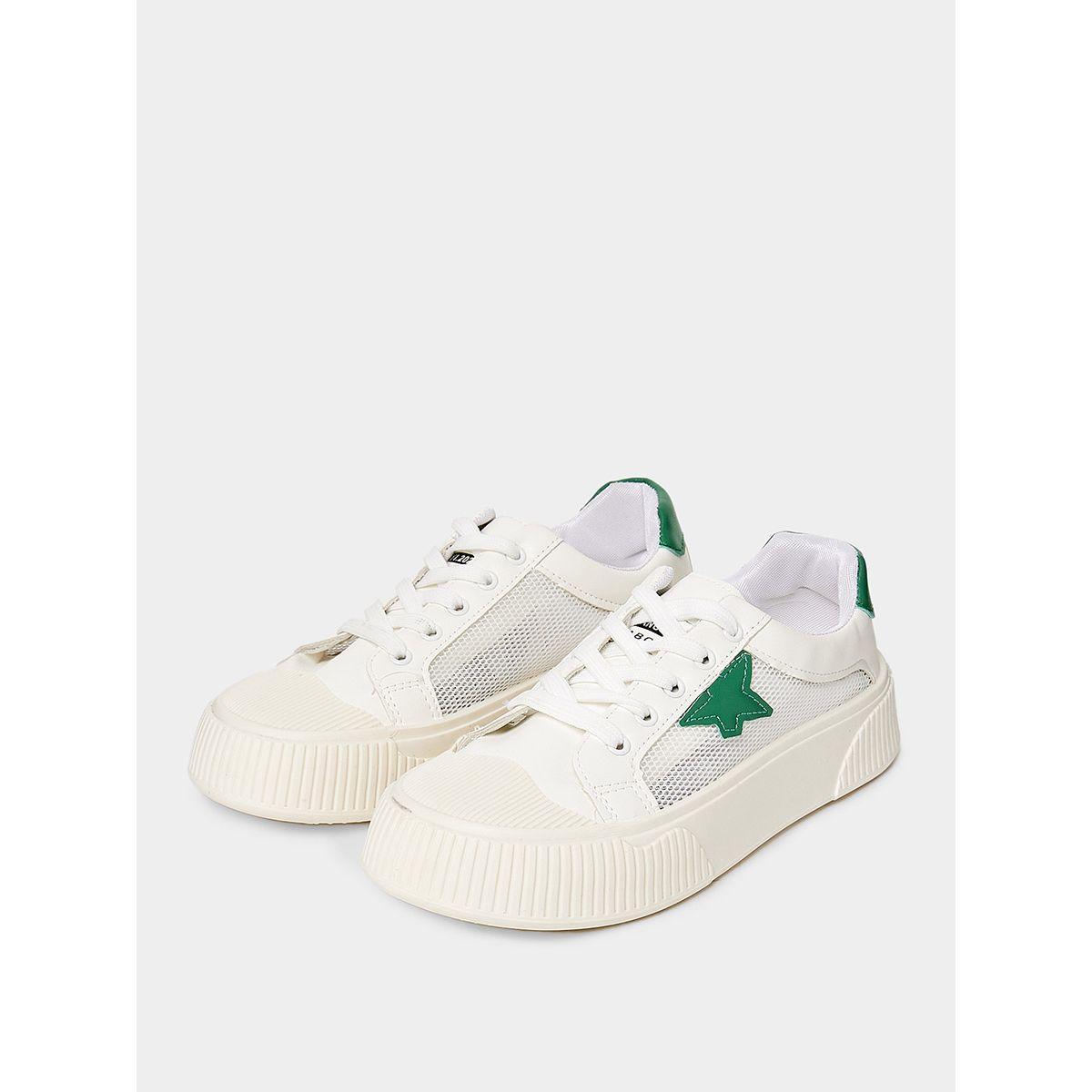Styli Contrast Star Detail Plimsoll Sneakers-sports-women-shoes-image-3