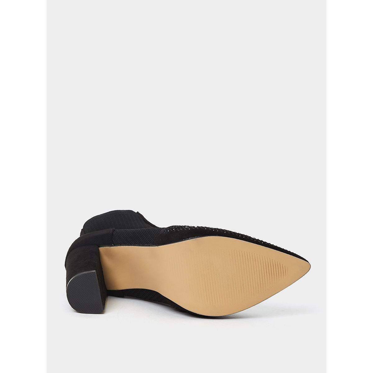 Styli Embellished Upper Sock-Fit Ankle Boots-women-shoes-boots-image-7
